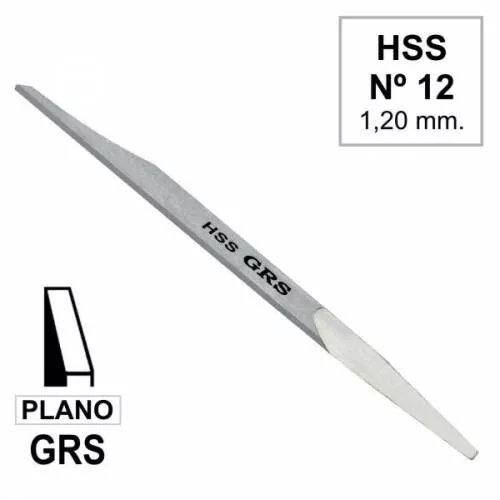 GRS® Tools Quick Change NTG Flat QC Graver 1.20mm #022-641 - TB9922641