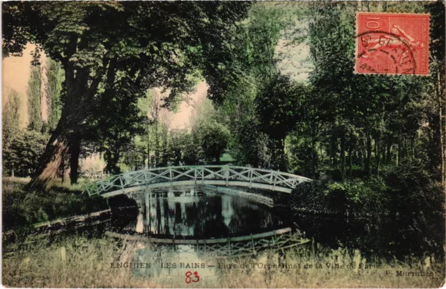 CPA Enghien les Bains Parc de l'Orphelinat de la Ville FRANCE (1308196)