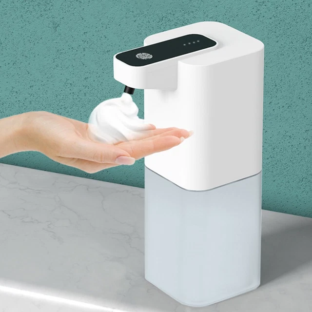 Dispensador de jabón escuelas hogar carga USB dispensador automático de jabón