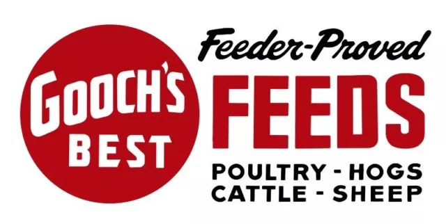 Gooch's Best Feeder Proved Feeds NEW Sign 24x48" USA STEEL XL Size 10 lbs
