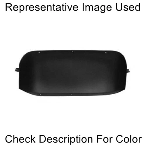 Scott Drake C9ZZ-6504338-A Right Standard Black Dash Bezel w/o Clock Hole