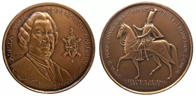 Frankreich Medaille 1977, Comte De Berchény Marschall von Frankreich