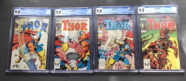 THOR #337 , 338 , 339 , 340 All CGC 9.8 Set MARVEL COMICS 1983 1st BETA RAY BILL