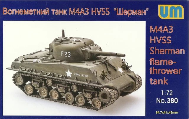 unimodel-1-72-m4a3e8-sherman-hvss-flamethrower-tank-13-99-picclick-uk
