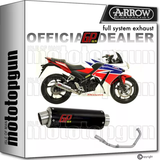 Arrow Full System Exhaust Hom Gp2 Gp 2 Gpgun Honda Cb 300 R 2017 17