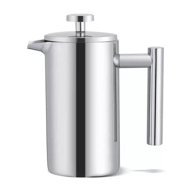 350ML Double Wall Stainless Steel Coffee Maker French Press Tea Pot with Filter