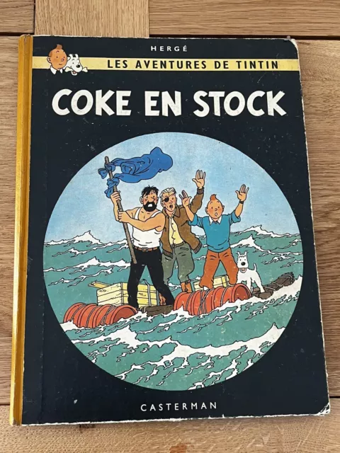 BD Les Aventures De TINTIN COKE EN STOCK - Casterman 1958