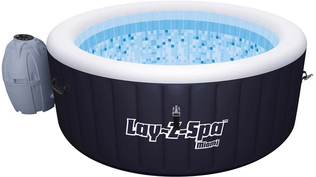 BESTWAY LAY-Z SPA Miami Airjet Jacuzzi 180x66cm - New Model 2021 - NEW ...