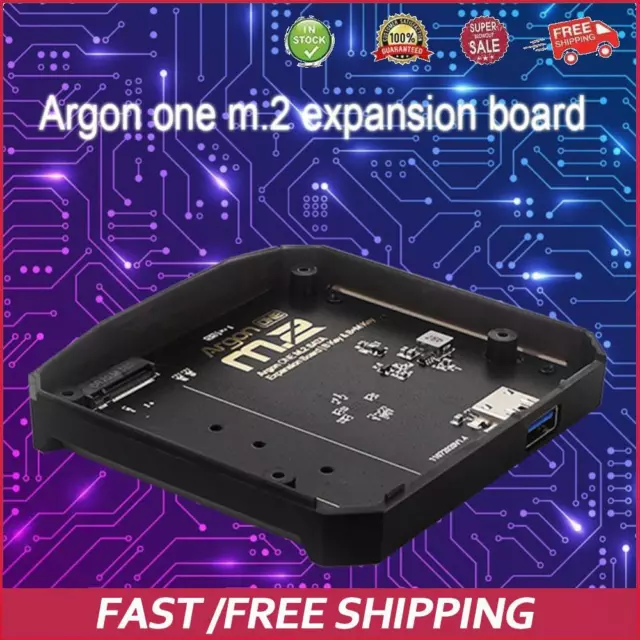 Argon ONE Case M.2 Expansion Board SSD Connected for Raspberry Pi 4B -au