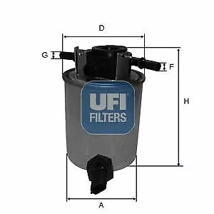 UFI (24.020.01) Kraftstofffilter für INFINITI