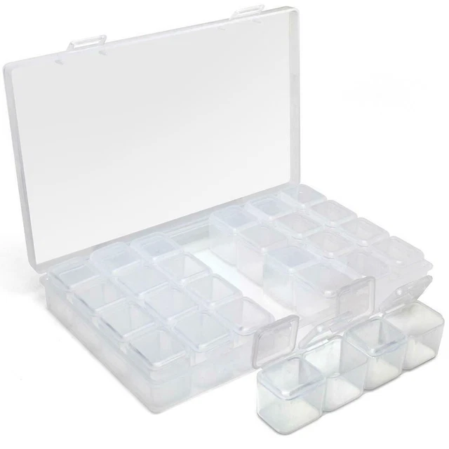 Nuevo Diamond Painting cajas de almacenamiento cajas de almacenamiento estuche para entradas