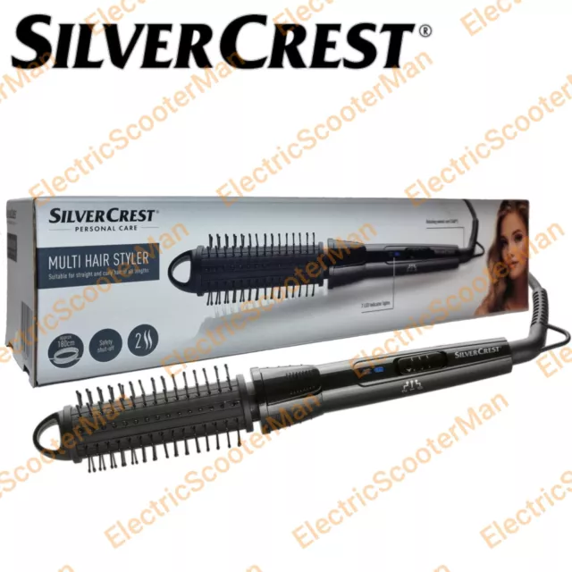 SILVERCREST 50W MULTI Hair Styler Brush For Straight & Curly Hair Of Any  Length £24.99 - PicClick UK