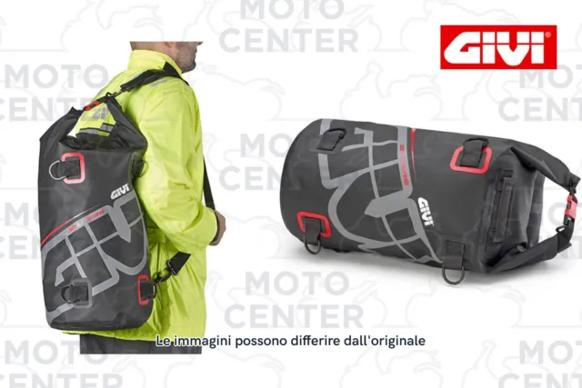 Borsa Givi A Rullo Ea114Gr Impermeabile Da Sella O Portapacchi 30 Lt. Con Grafic