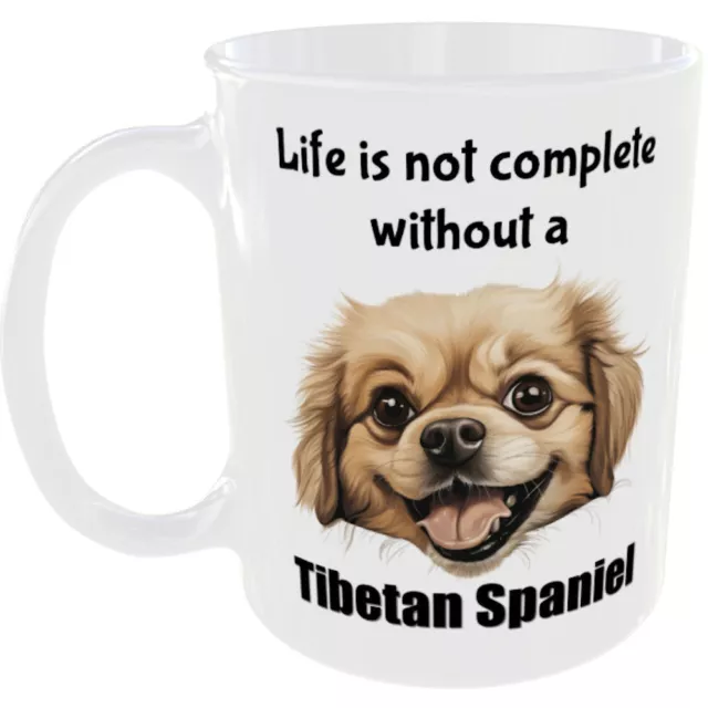 Tibetan Spaniel Mug Dog Breed Owner Gift Coffee Tea Cup Pet Lovers Canine Funny