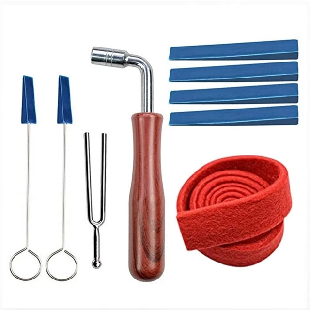 Piano Tuning Lever Tools Kit Mute Hammer Diy Set Piano Parts Home School 9x