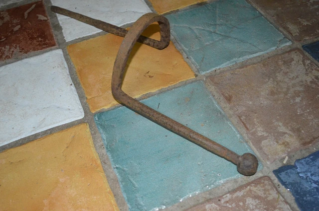 Manivelle Thun Vintage 1 Plateau, Vis Carrées (lame Non Ronde) - Pour Pièces