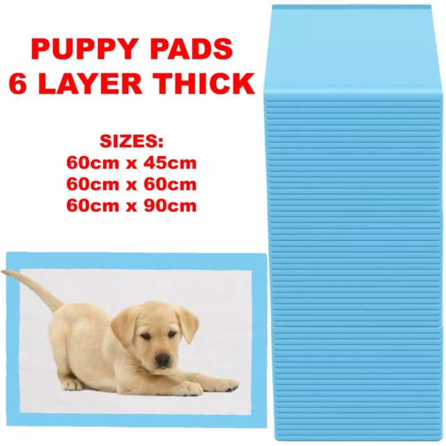 HEAVY DUTY LARGE Puppy Pet Training Wee Pee Toilet Pads Pad Floor Mats