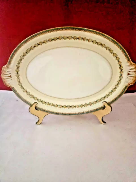 Vtg. Meito Fine China  Platter "ALDEN" 13"  Hand Painted Made in Japan STUNNING