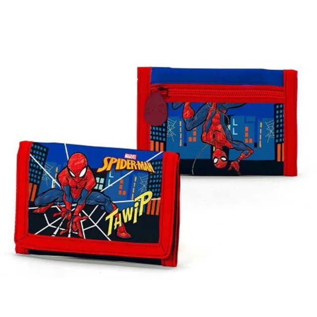 Idea Regalo Spiderman Portafoglio Bimbo- Portamonete 13X8