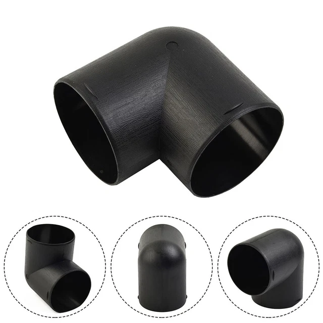 Adaptateur Conduit Chauffage 60mm Vers 75mm - Raccord Air Chaud Voiture - Noir Résistant Haute Température