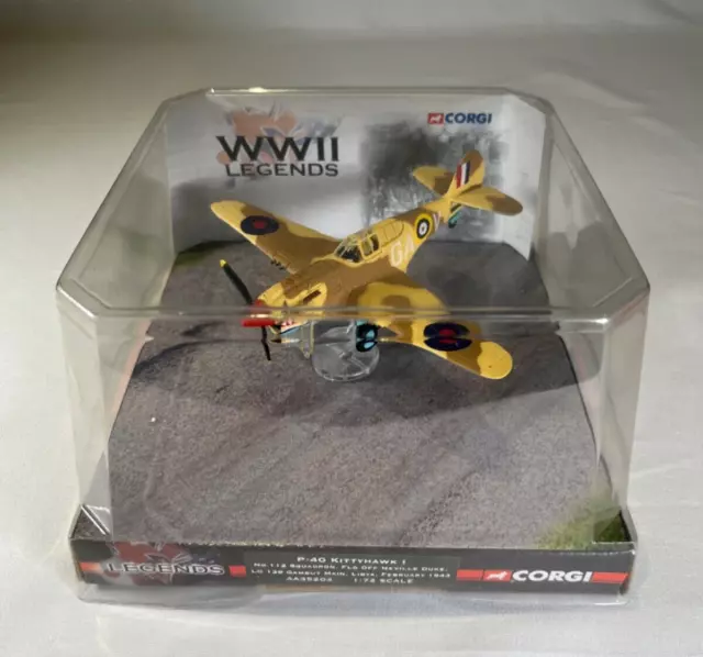 Corgi AA35204  P-40 kittyhawk 'Neville Duke' WW11 Legends - Libya 1943