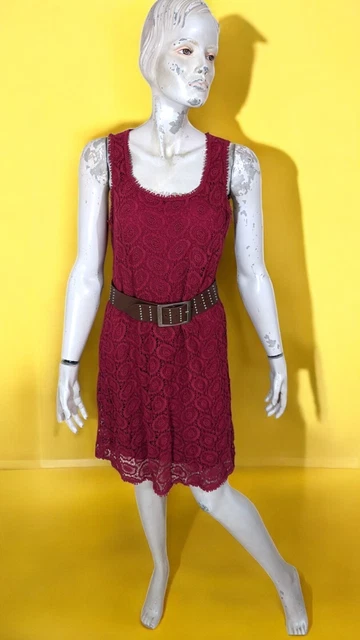Robe LA FEE MARABOUTEE - Taille 38 Gris Camel - Occasion Très Bon état - Italie