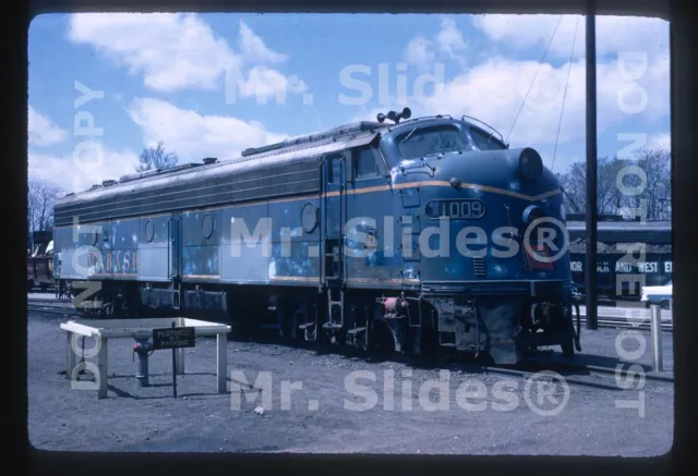 Original Slide WAB WABASH E8A 10009 Being Prepped For Painting In 1967