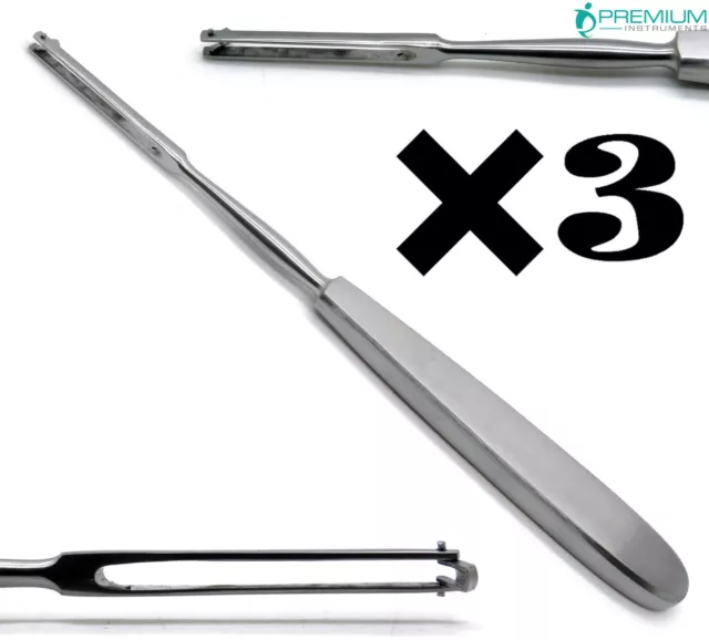 3× Ballenger Swivel Straight Knife 3mm Surgical 7.75" Nasal Premium Instruments