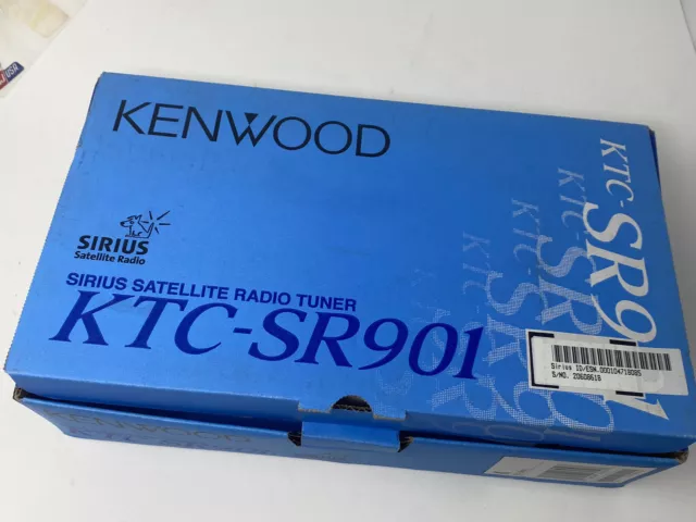 Kenwood Sirius Satelite Radio Tuner Model Number Ktc-Sr901