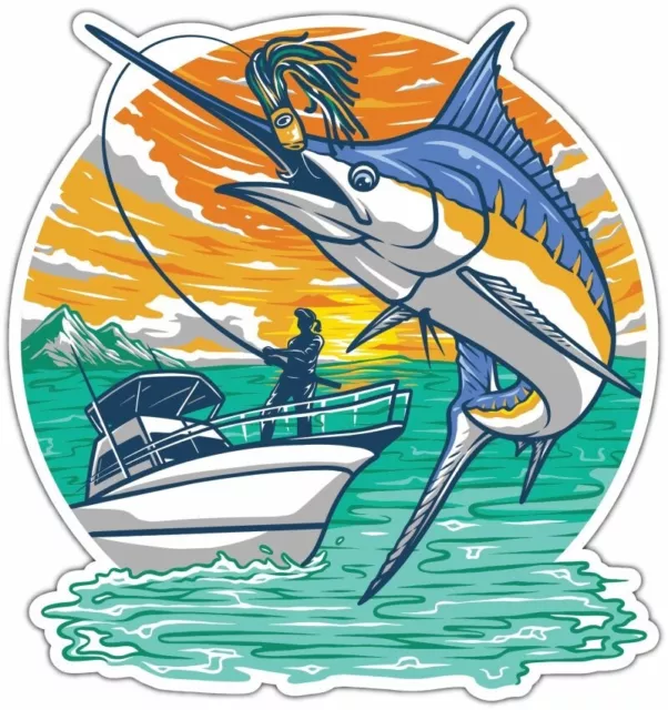 2) GROUPER BOAT Decal fish Fishing graphic sticker window salt water ocean  23 $15.49 - PicClick