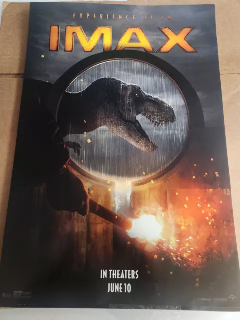 Jurassic World Dominion IMAX 13x19 Promo Movie POSTER