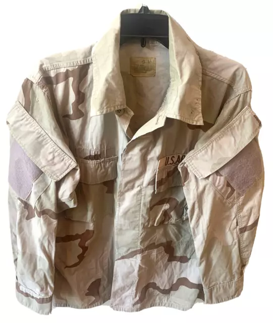 Raid Modified Combat Uniform Field Shirt BDU Desert DCU SOF size Medium Short Raid Modified Combat Uniform Field Shirt BDU Desert DCU SOF size Medium Short
