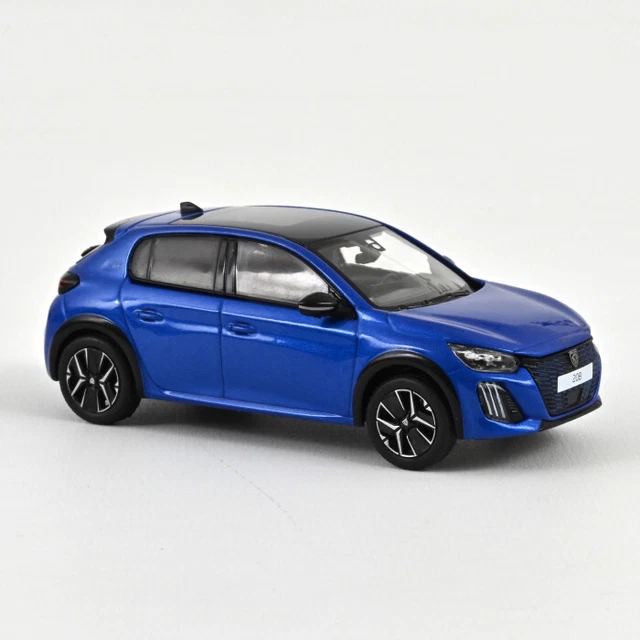 Peugeot 208 GT 2024 Bleue – NOREV 1:43 (Miniature Avec Porte-clés, Neuve Sous Blister)