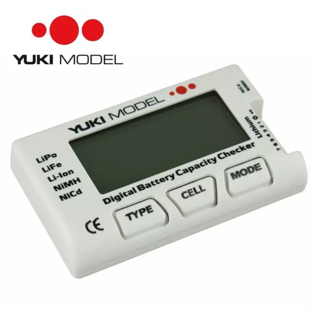 Smart Guard 700225 Lipo Tester Digital Battery Analyzer 2-7S von Yuki Model