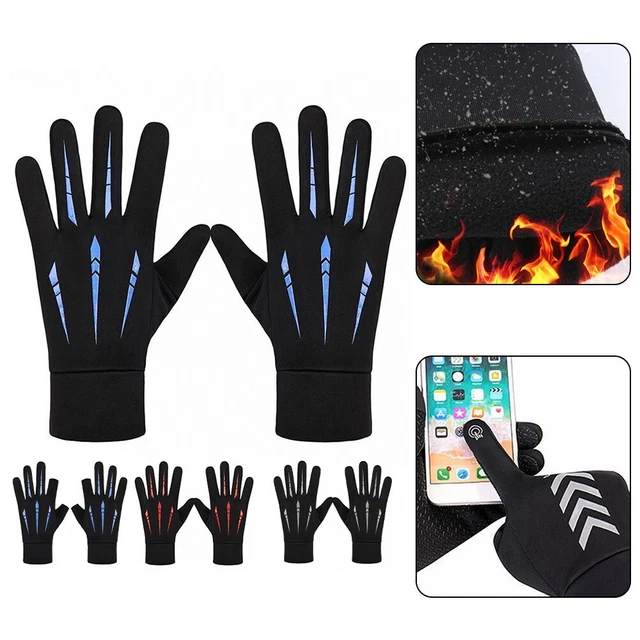 COZY BIKE CYCLING Gloves for Winter Camping Hiking Touch Screen Knitted