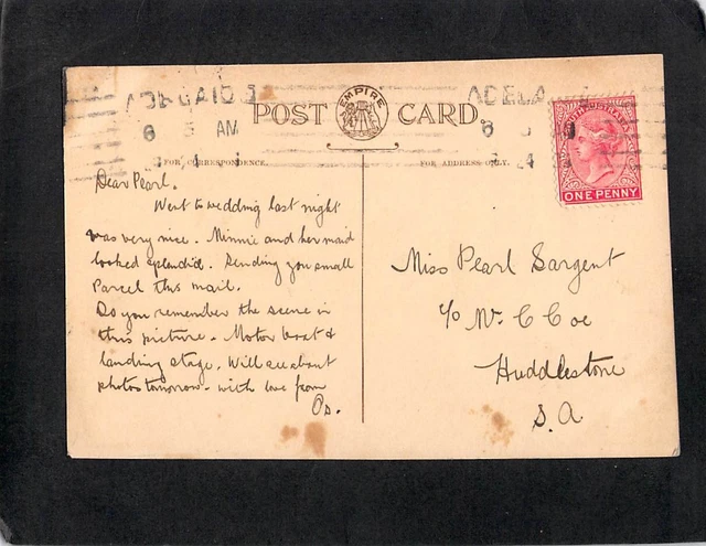 C8676 Australia SA Torrens Lake Adelaide tinted Empire PU vintage postcard 2