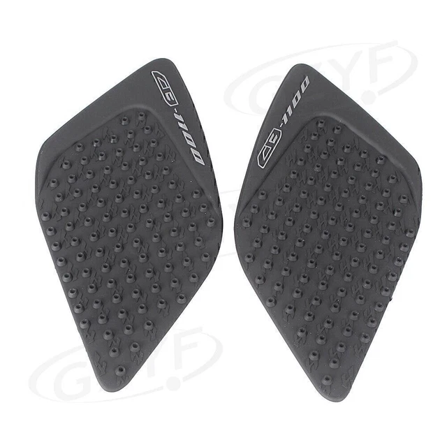 Adesivo Laterale Serbatoio Gas Tappetino Ginocchio Impugnatura Decalcomania Nero per Honda CB1100 2010-2017