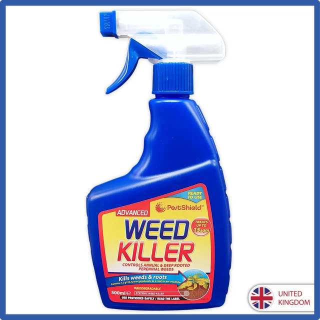 STRONG WEED KILLER Kills Weeds Roots Nettles Brambles Bindweed Patio