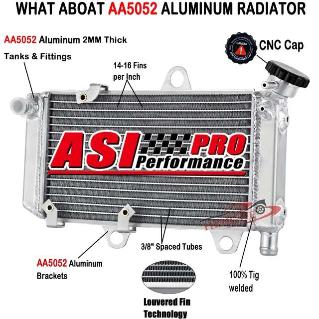 Radiateur Aluminium Ozmich Pour Yamaha YFZ450R / YFZ450X (2014-2023) - Neuf, Garantie à Vie