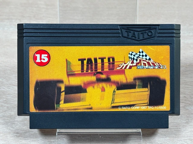 Jeu Famicom Disk F1 Race Grand Prix Couverture Mario - Occasion Bon état, Complet (jeu + étui + Instructions)