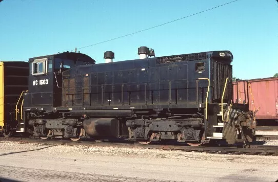 Wc 1563 Sw-1500 Neenah Wi (Wisconsin Central) Original Slide 07-10-94 T7-3