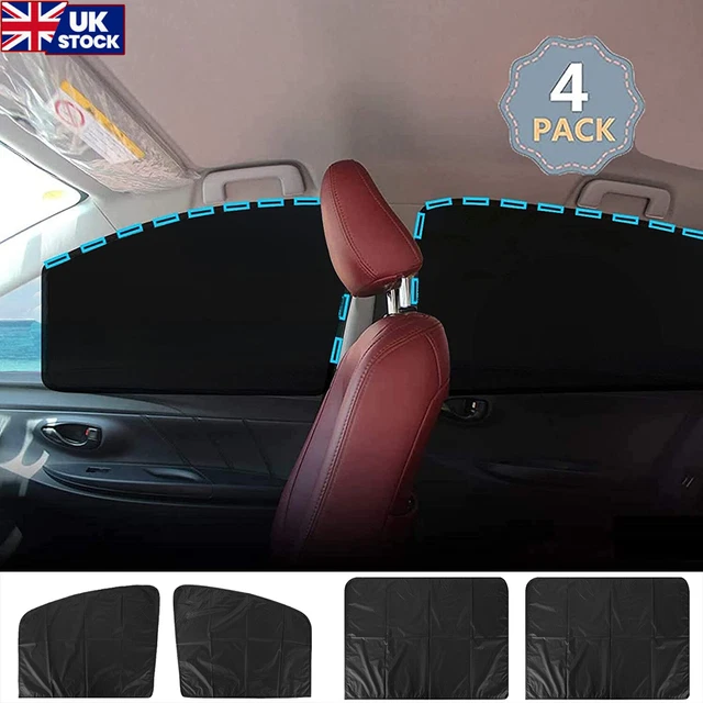 4X Magnetic Car Curtains Car Sun Shade UV Protection Car Window Sunshade Cover