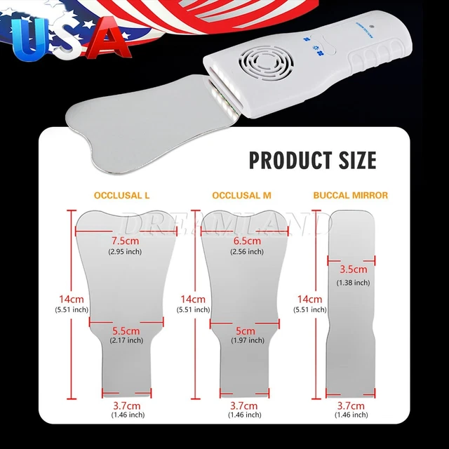 Dental Occlusal Mirror Fog Free LED Intra Oral Photo System Mirror Reflector ILu