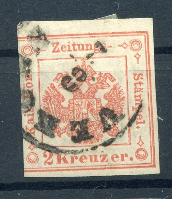 890575) Lombardei und Venetien Zeitungsstempelmarke Nr. 2 gestempelt