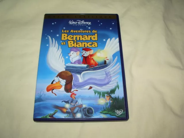 " Dvd Les Aventures De Bernard Et Bianca Walt Disney Losange Jaune N 26