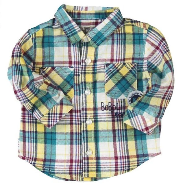 Ragazzi Camicia a Quadri Tgl 74 80 86 Di Boboli