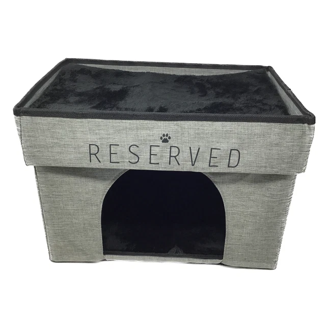 Cat or Small Dog Cave Box Bed