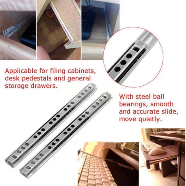 Set 2 estrattori mobili completi Guide Rail cassetto scorrevole per armadi da cucina