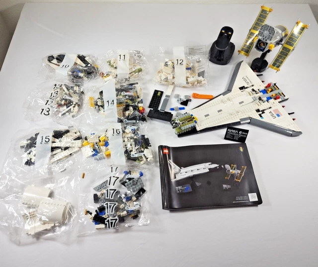 LEGO NASA Space Shuttle Discovery (10283) - Partially Built + New SEALED BAGS LEGO NASA Space Shuttle Discovery (10283) - Partially Built + New SEALED BAGS