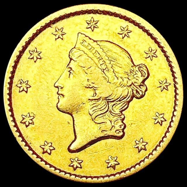 1849 1 dollar gold coin